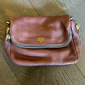 Small but roomie brown purse